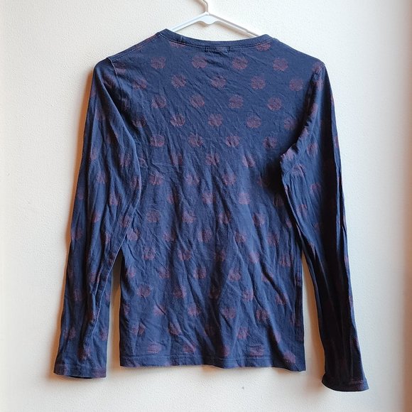 Lucky Brand Scoop Neck "Lucky 13" Long Sleeve Graphic T-Shirt Size Medium - Picture 16 of 16